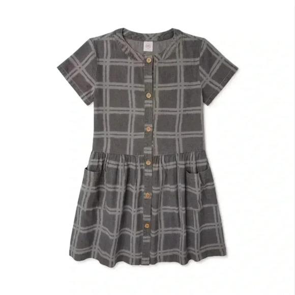 4/$25 NWT Wonder Nation Girls Windowpane Dress Size M (7-8) - Picture 1 of 7